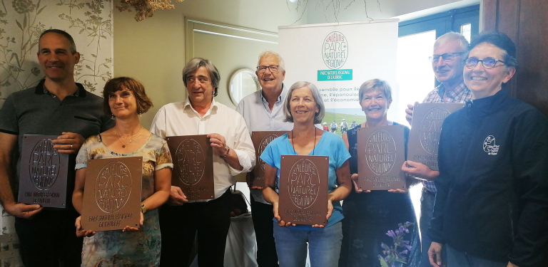 Prestataires et producteurs bénéficiaires de la Marque Valeurs Parc naturel régional de l'Aubrac